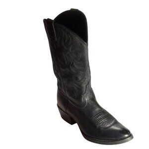 JUSTIN Mens Round Toe 13 Inch Western Boots Size 10D